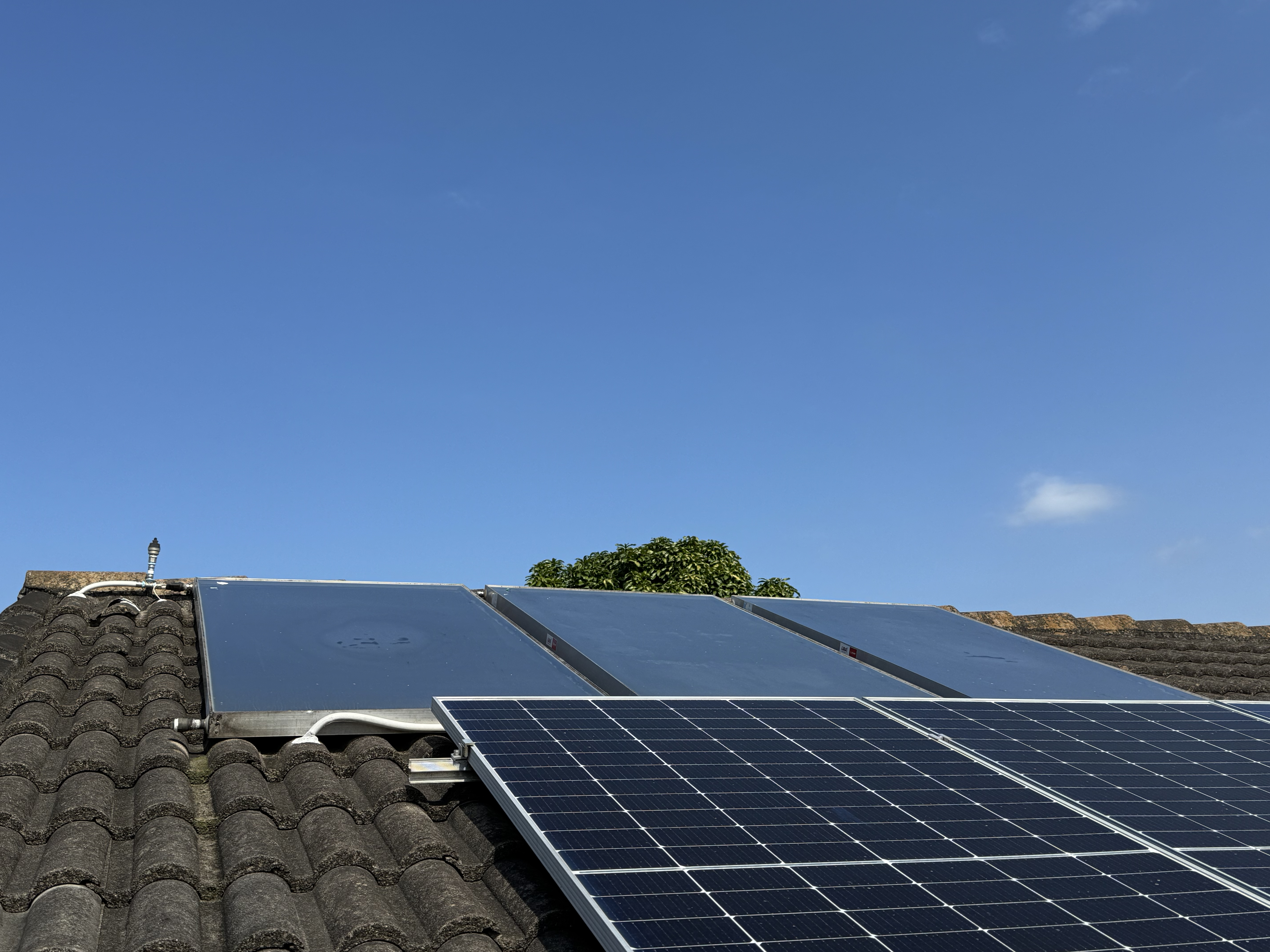 Sistema solar para aquecimento de água