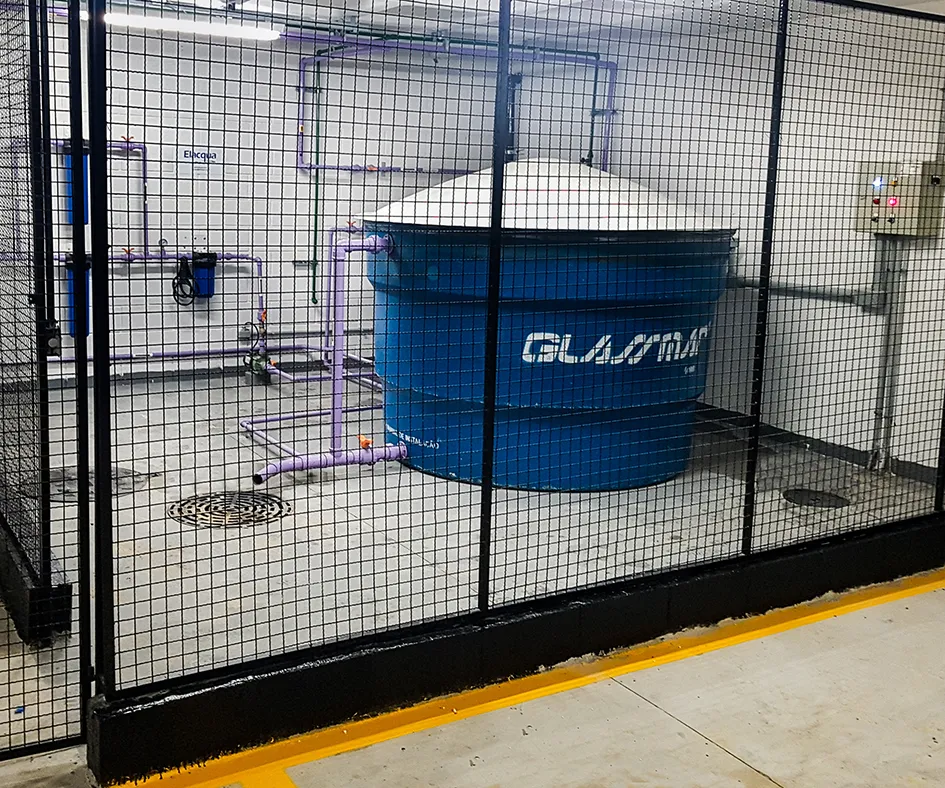 Estação de tratamento de água subterrânea